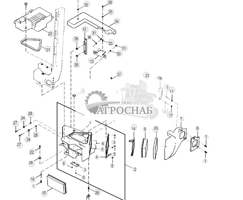 Обогреватель и фильтр кондиционера воздуха, корпус фильтра и крышка, Grade Pro - ST880935 214.jpg